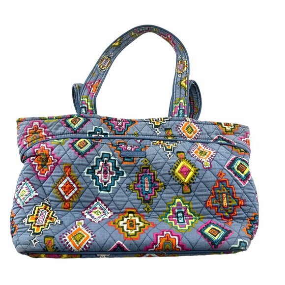 Vera Bradley Quilted Shoulder Bag In Multicolor Southwest Print - Picture 1 of 8